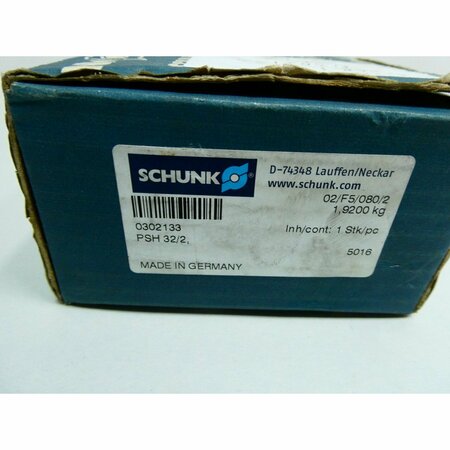 Schunk PNEUMATIC GRIPPER 0302133 PSH 32/2